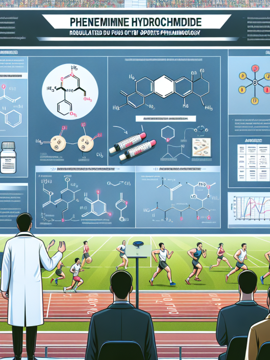 Regulated use of phentermine hydrochloride in sports pharmacology