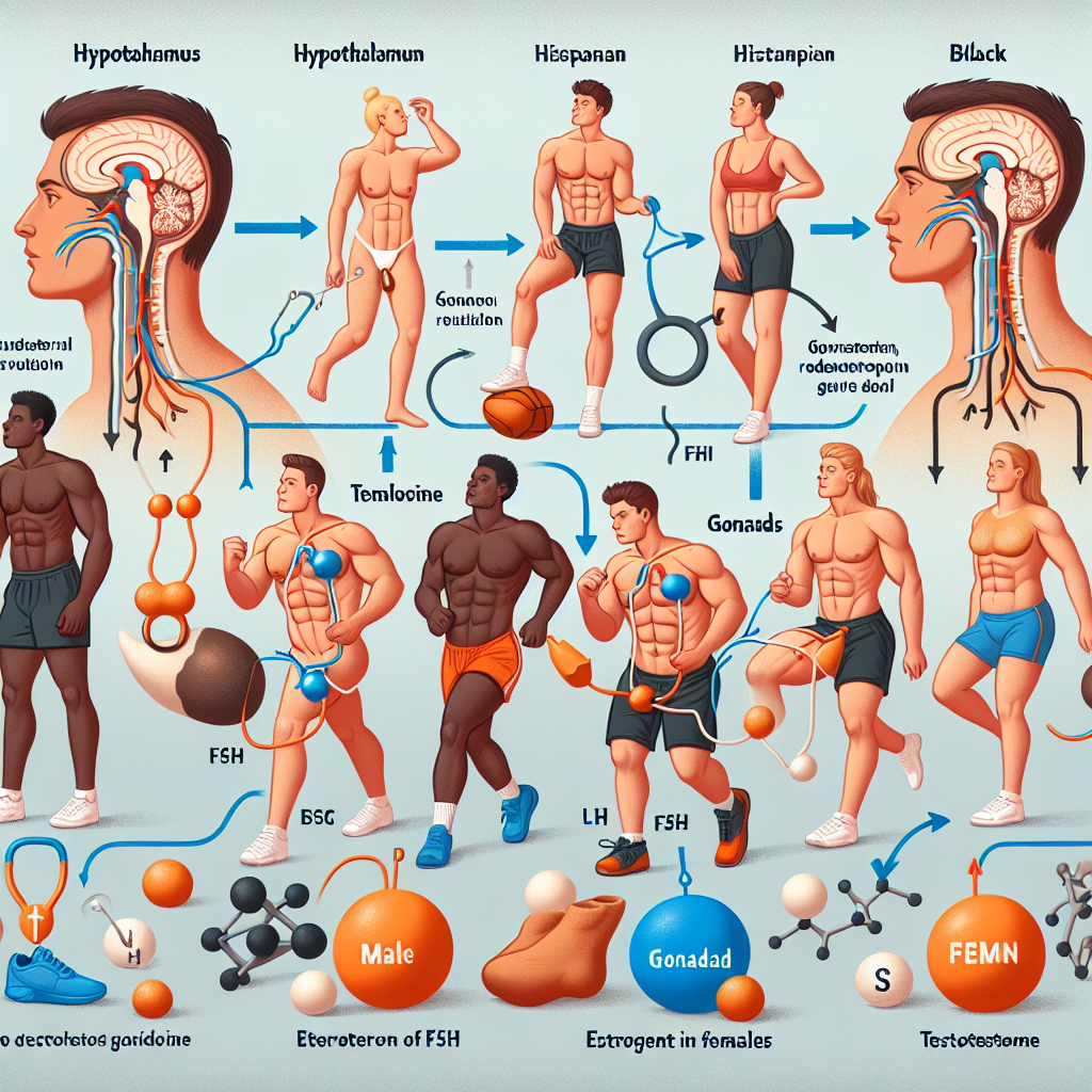 Hormonal regulation of gonadotropin in sports
