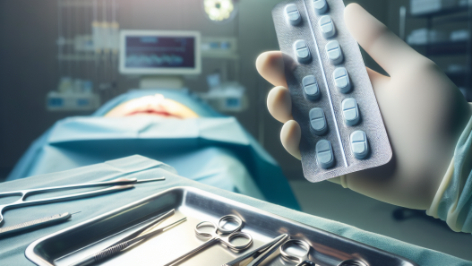 Post-surgical use of methandienone compresse