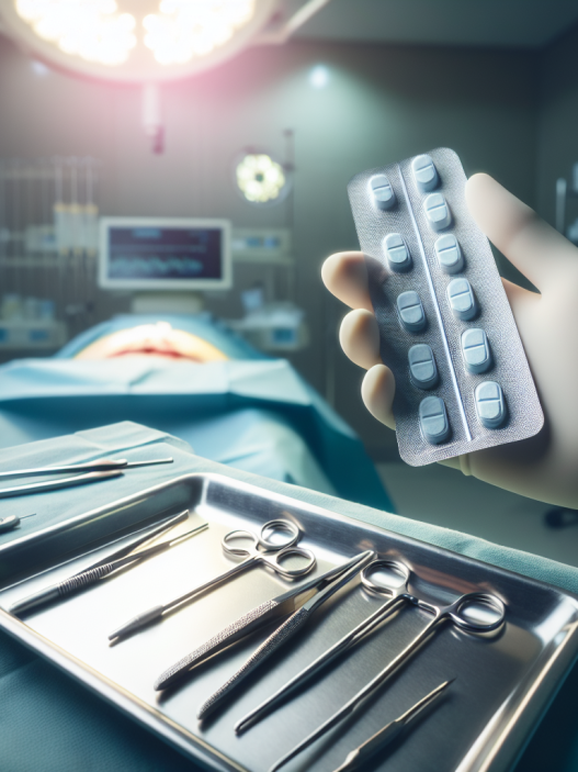 Post-surgical use of methandienone compresse