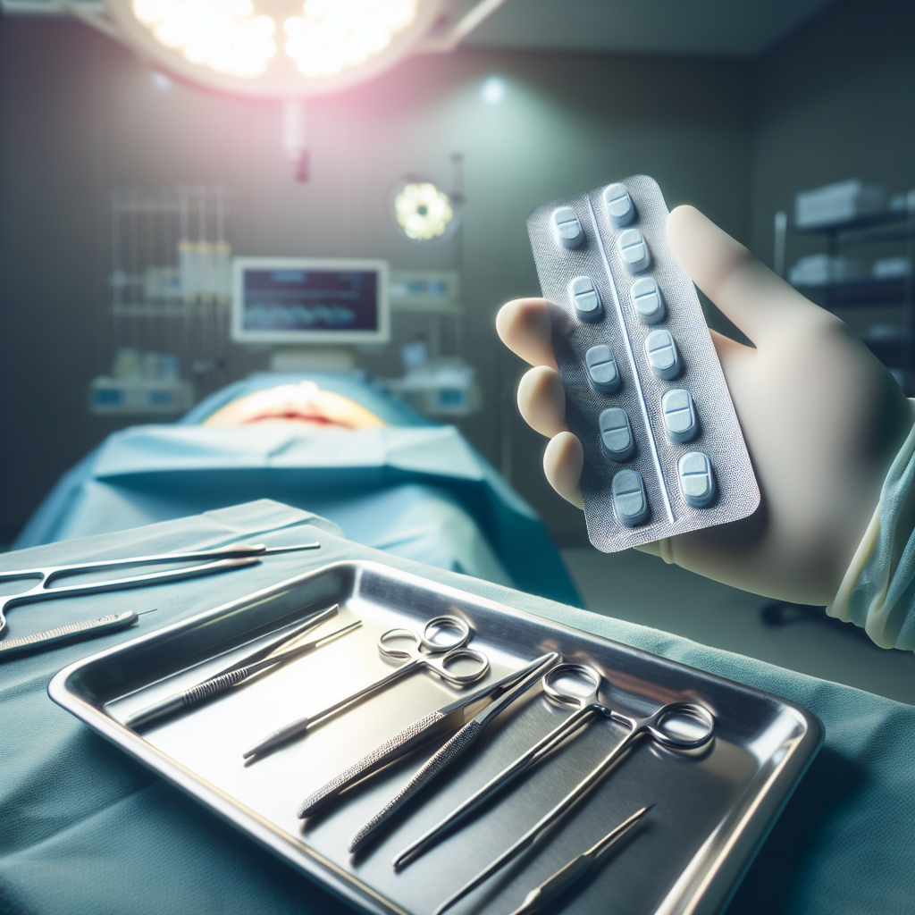 Post-surgical use of methandienone compresse