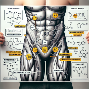 Caloric deficit protocol with acetato di metenolone