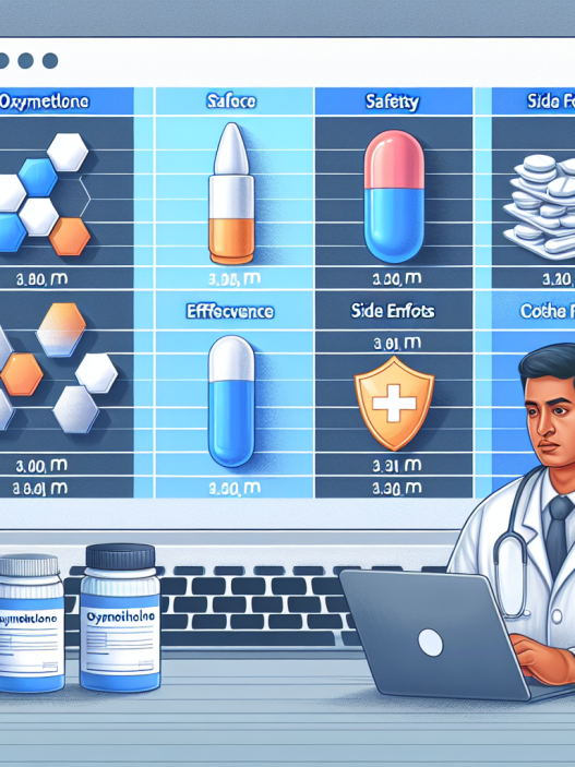 Physician's perspective: oxymetholone compresse vs other options