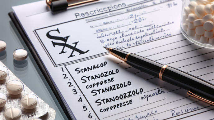 Prescription requirements for stanozololo compresse