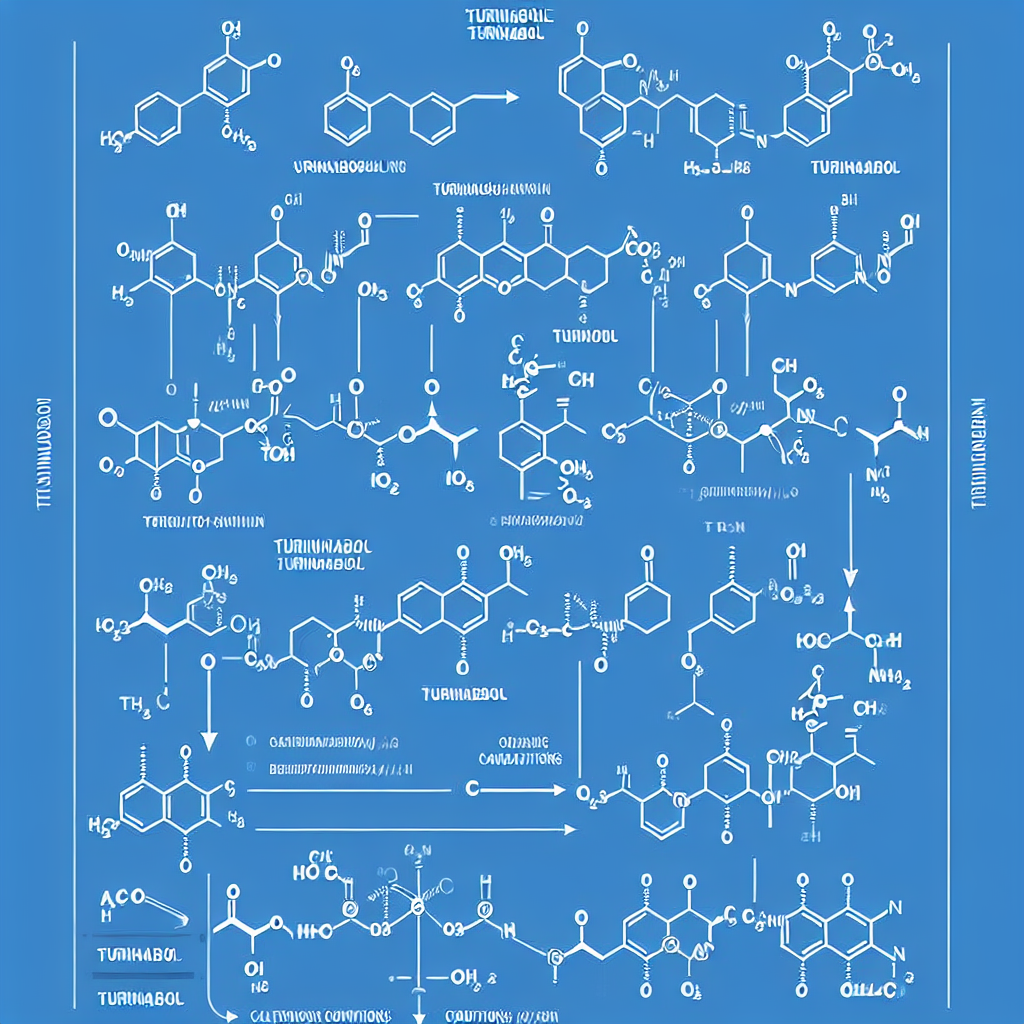 Synthesis pathway of turinabol