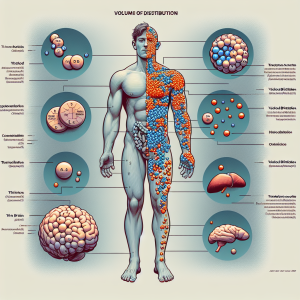 Volume of distribution of trestolone acetato
