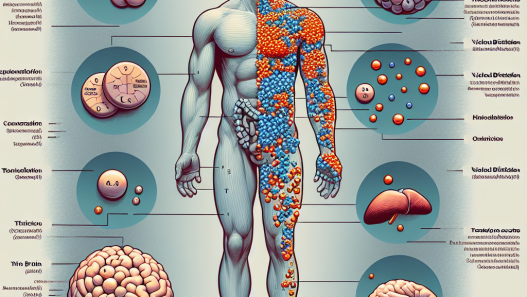 Volume of distribution of trestolone acetato