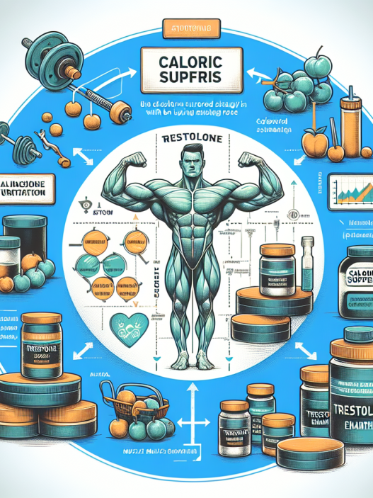 Caloric surplus strategy with trestolone enantato